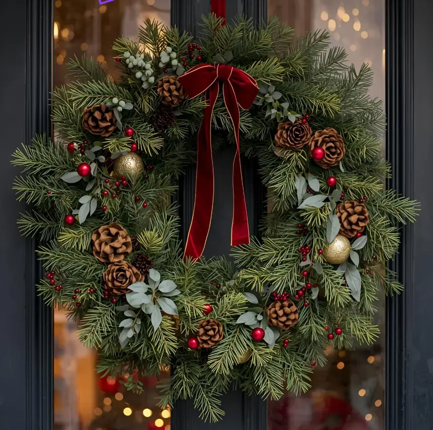 Luxury Christmas Wreath Making At The Wheatsheaf Inn